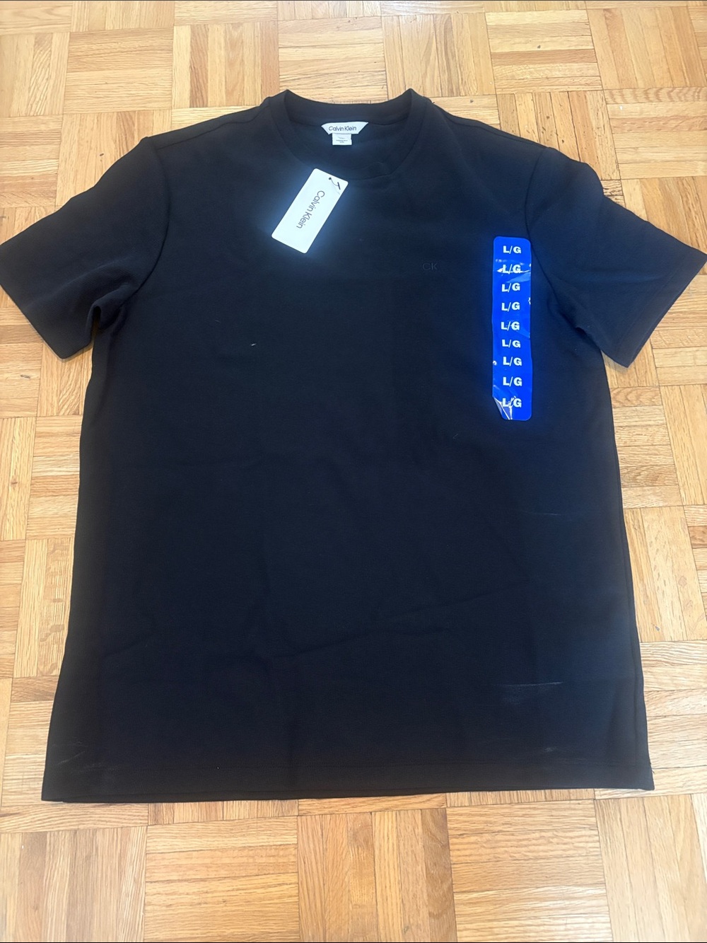 Calvin Klein Black Short-Sleeve Crewneck Tee